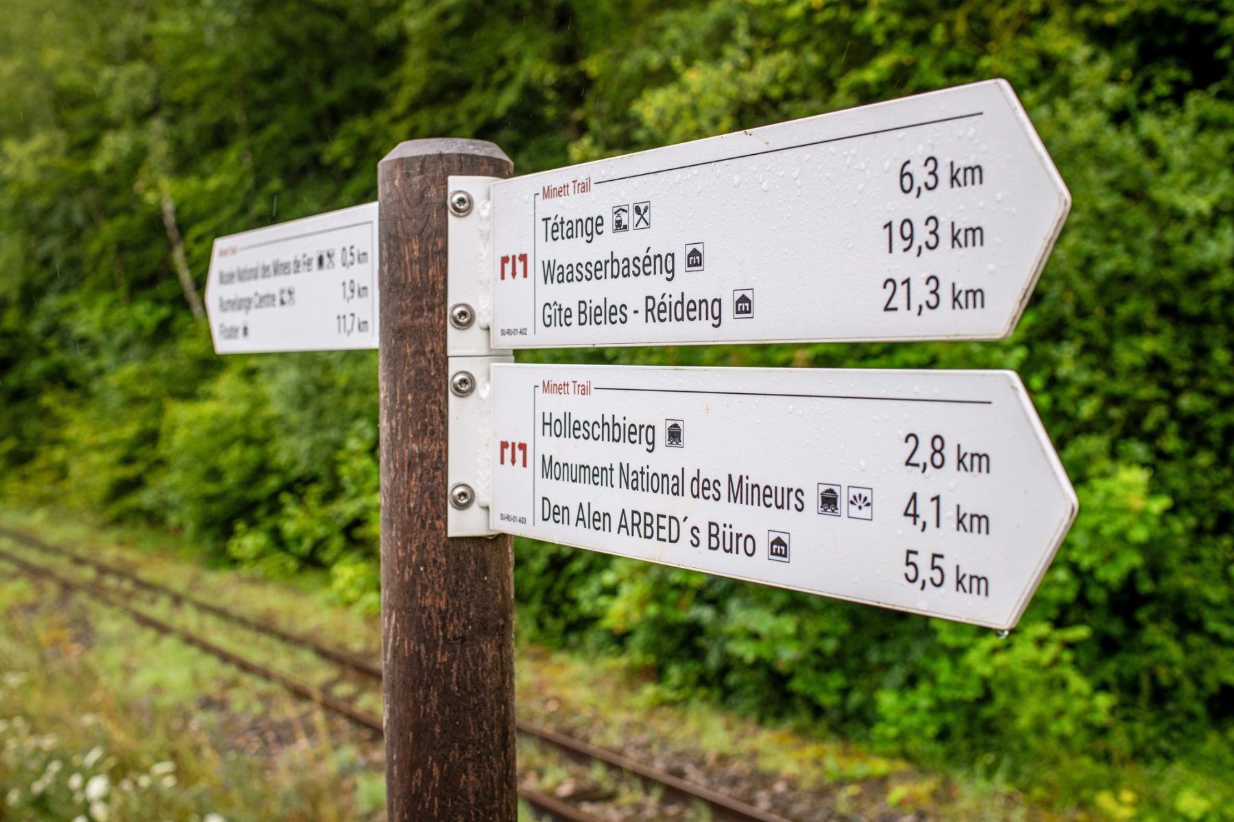 Wandelen over de Minett Trail in Luxemburg