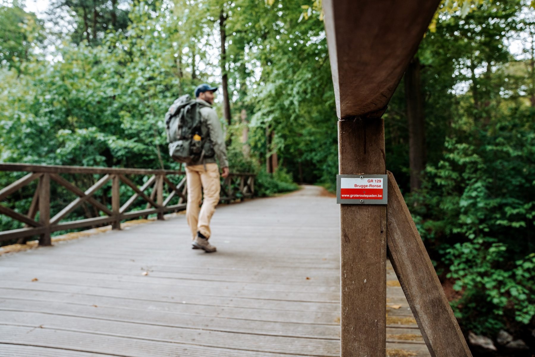 Wandelen over het Provinciedomein op de GR129