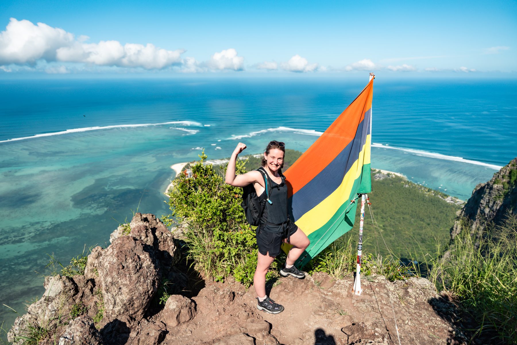Le Morne Brabant hike op de top - Mauritius