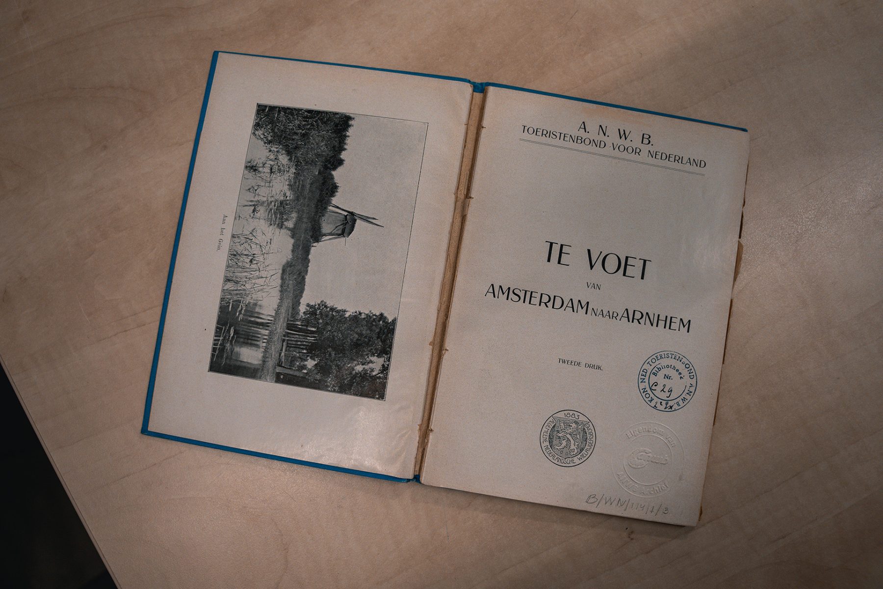 Originele routeboekje Oudste wandelroute van Nederland