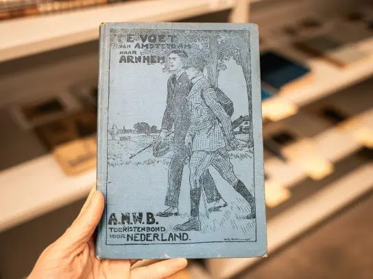 Oudste wandelroute van Nederland routeboekje uit het ANWB archief