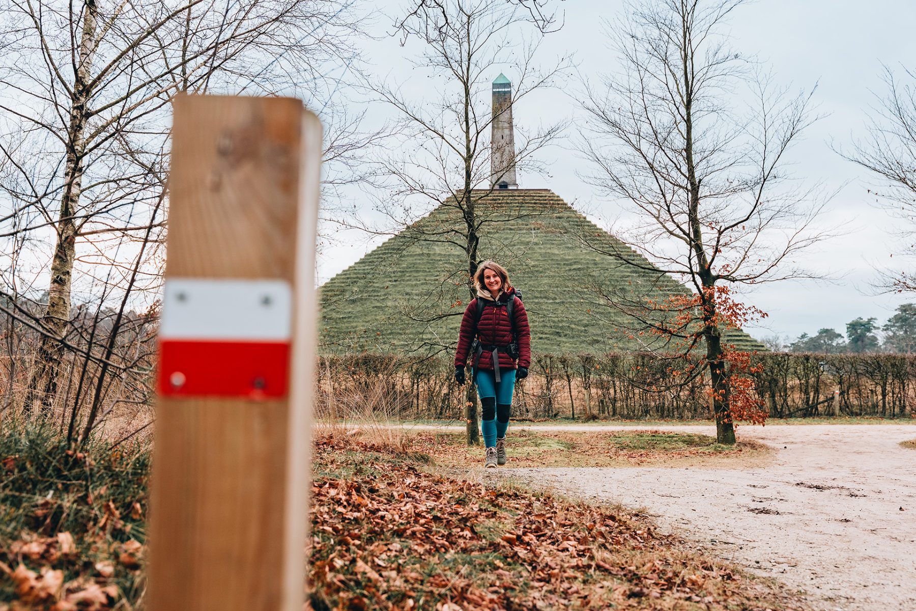 Pyramide van Austerlitz - boek Hike de Benelux
