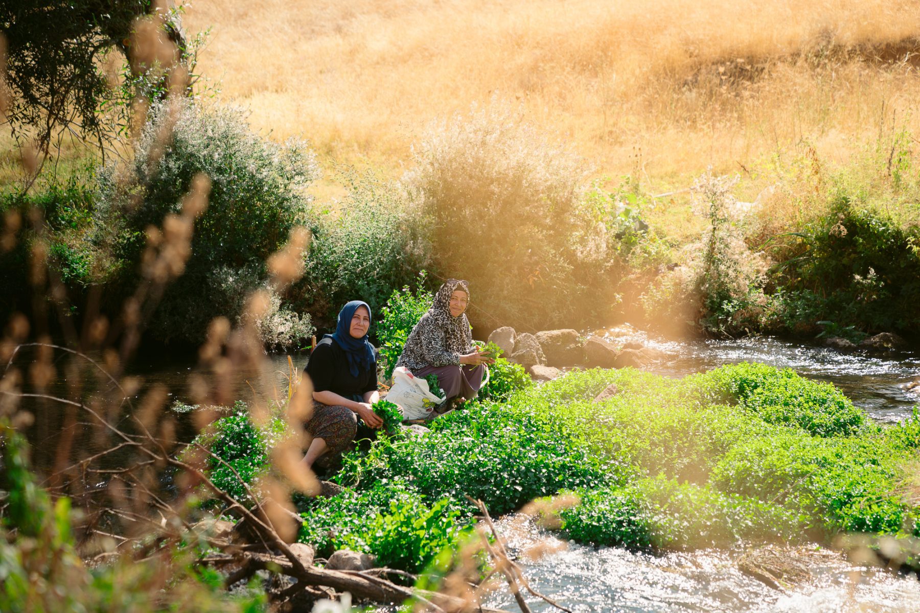 Lokale bevolking tijdens de Cappadoccia Trail