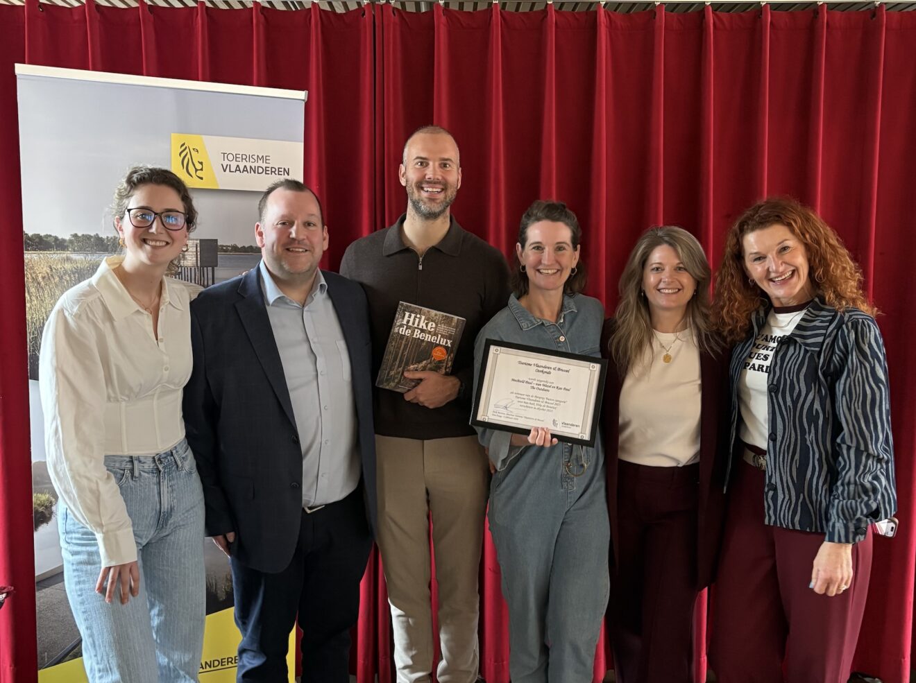 Hike de Benelux winnaars Persprijs 2025 Toerisme Vlaanderen en Brussel