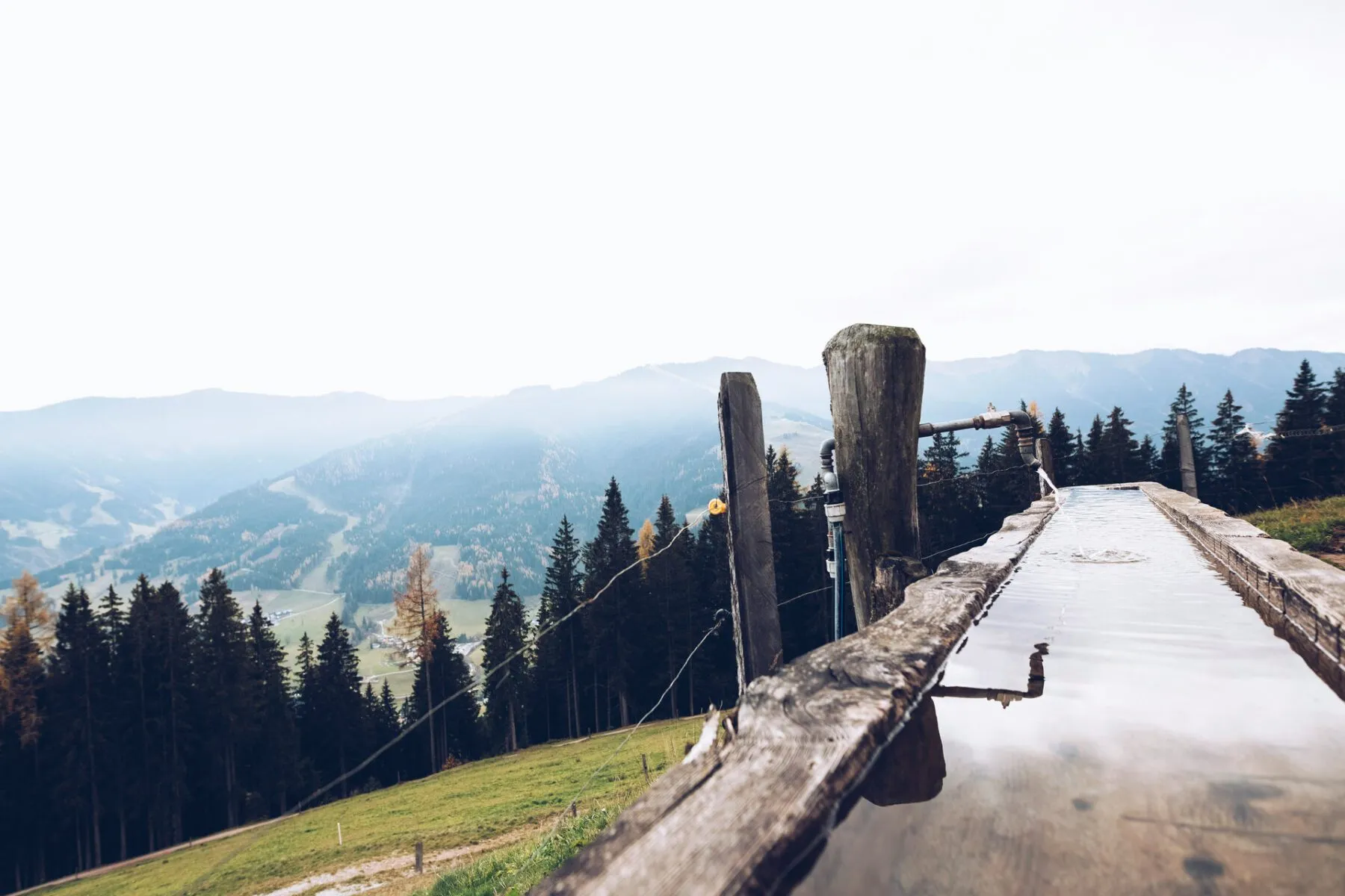 Uitzicht vanuit Leogang, Pinzga Hatscha