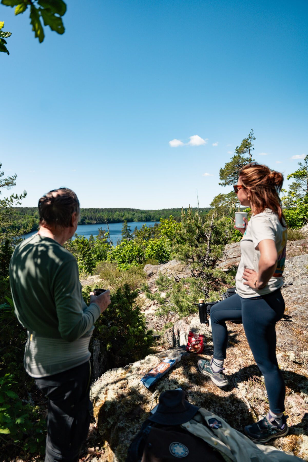 koffie met een view in Småland, Zweden