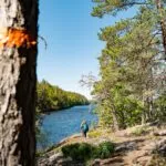 Tjustleden trail met markering